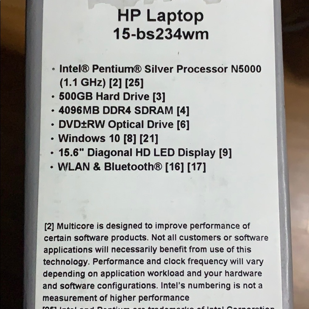 HP laptop